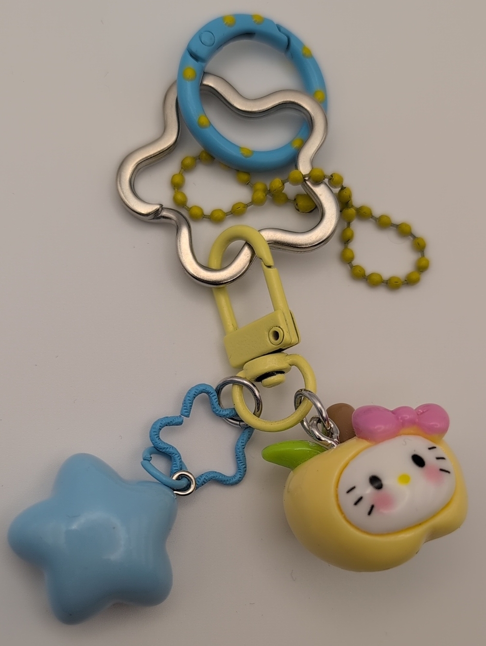 Handmade Cute Kawaii Hello Kitty Character Keychain *Customizable